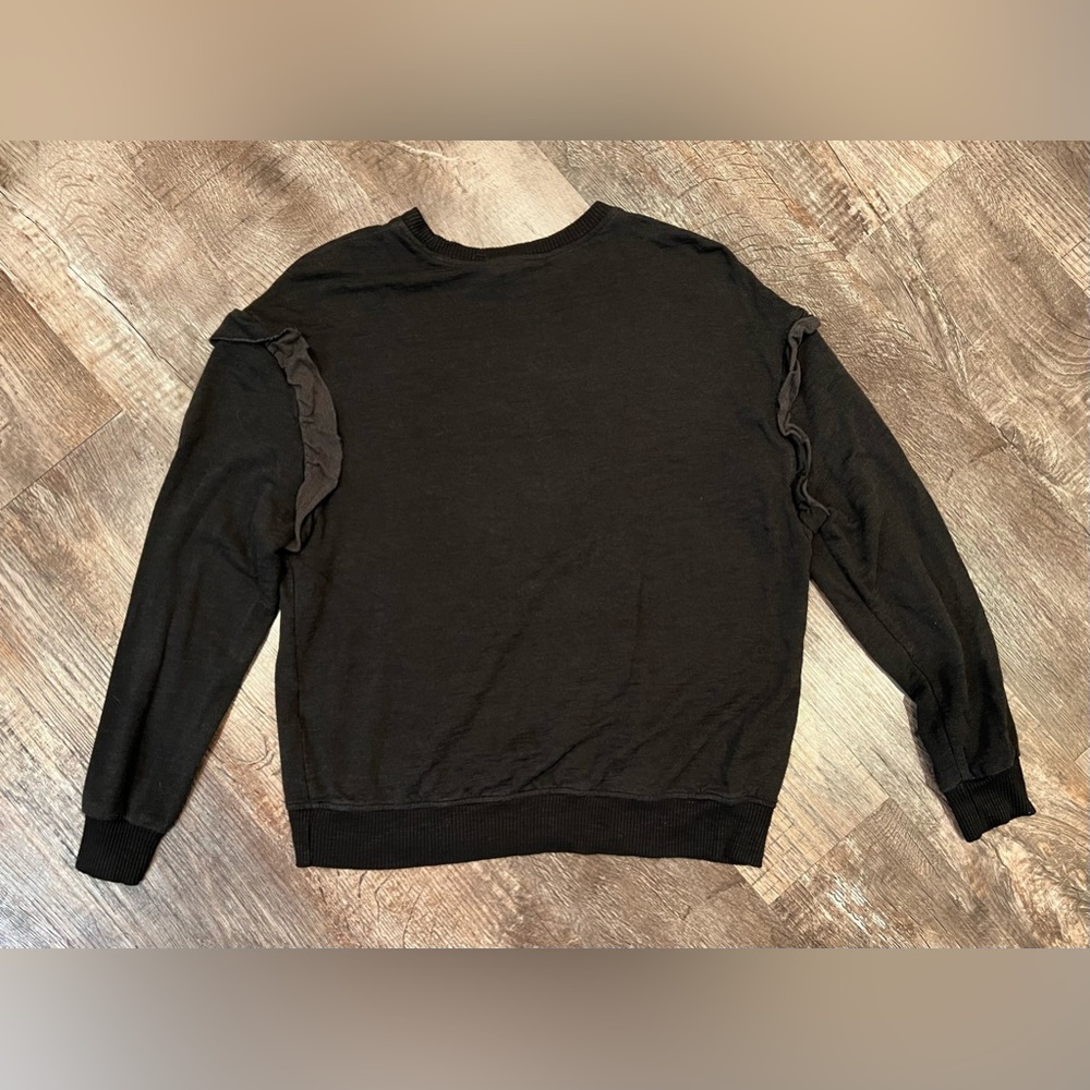 Time & Tru Ruffle Sweater - Picture 5 of 6